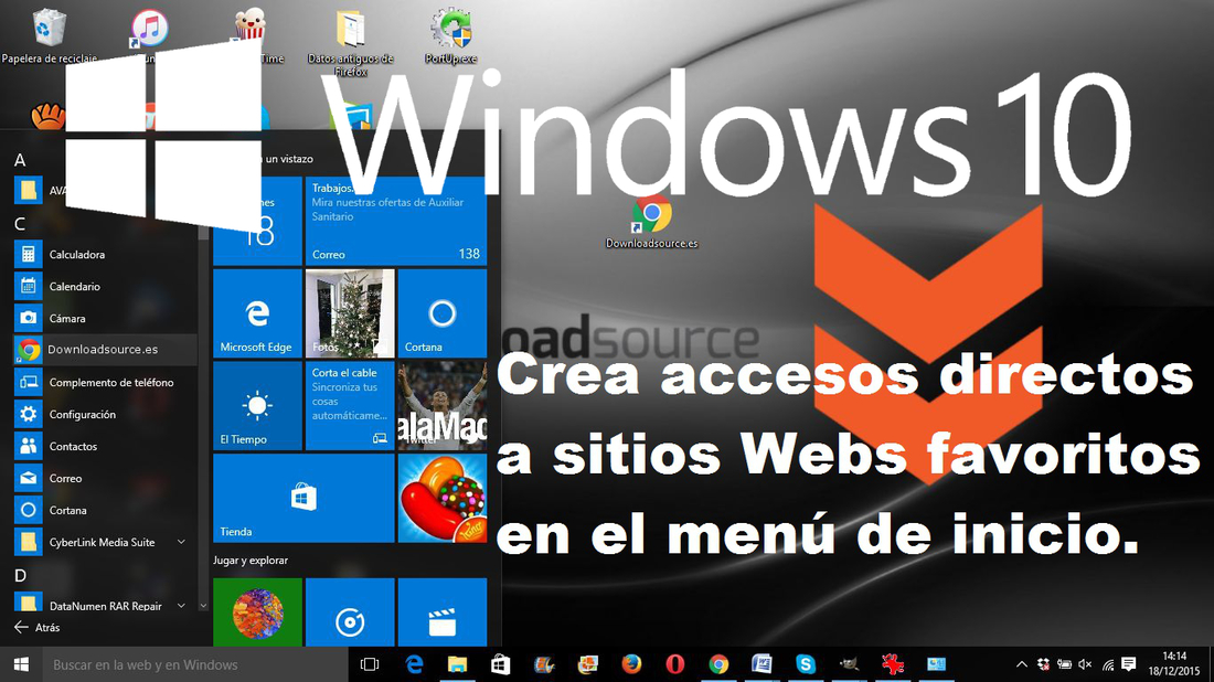 Como Crear Un Acceso Directo A Tu Sitio Web Favorito En El Menú De Inicio De Windows 10 9920